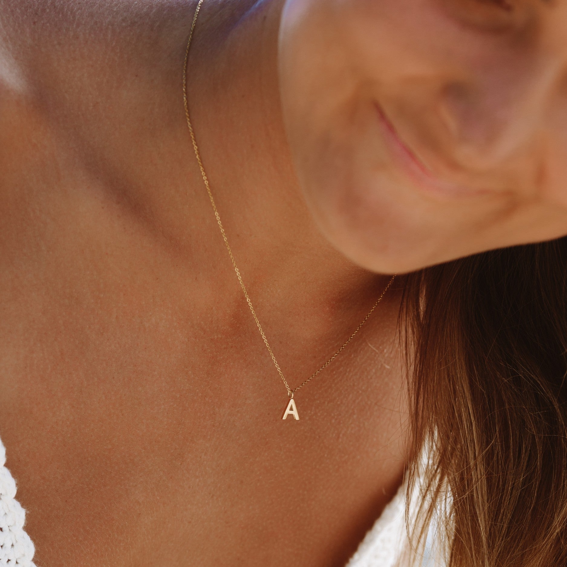 Collier avec initiales