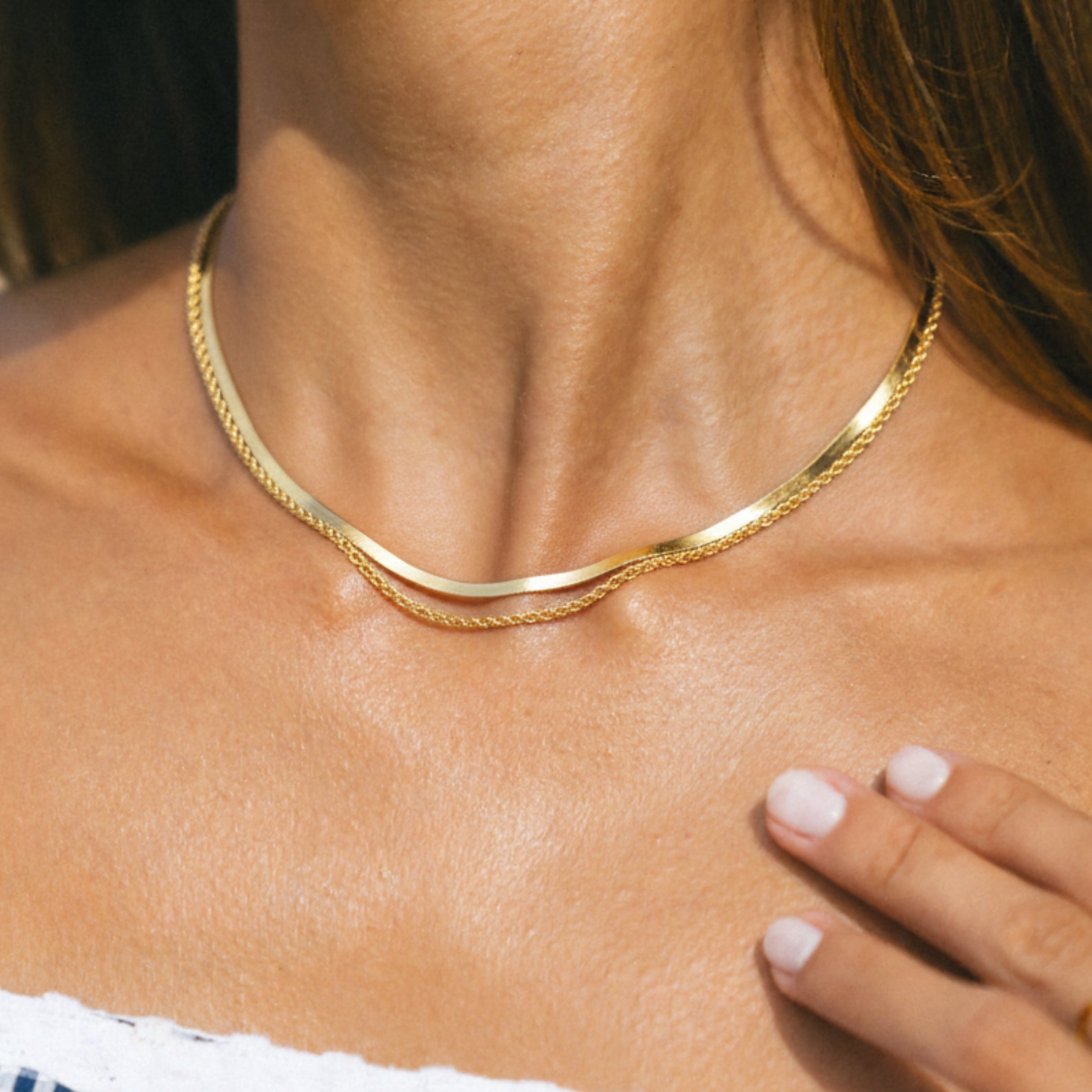 Collier à plusieurs couches "Ios"