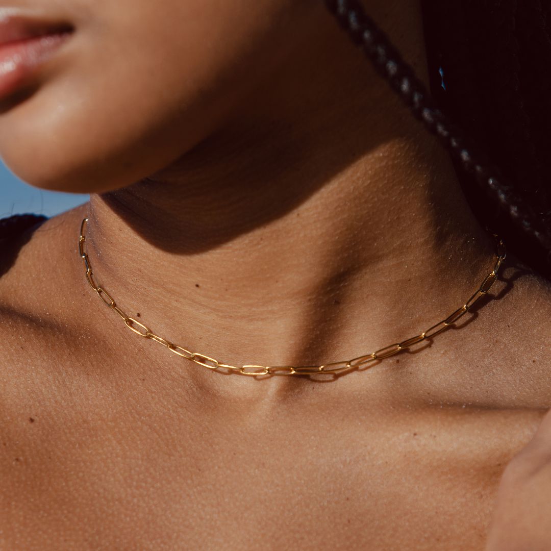 "Cozumel" Choker en Papierclip