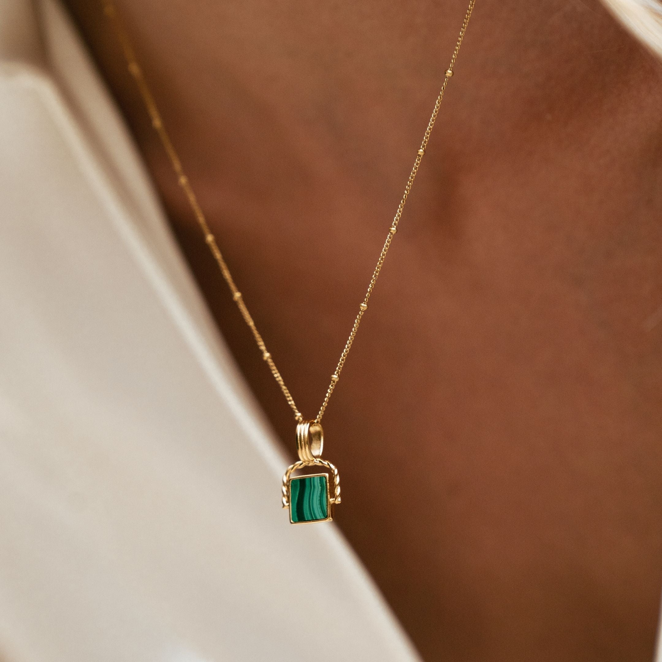 Pendentif Malachite