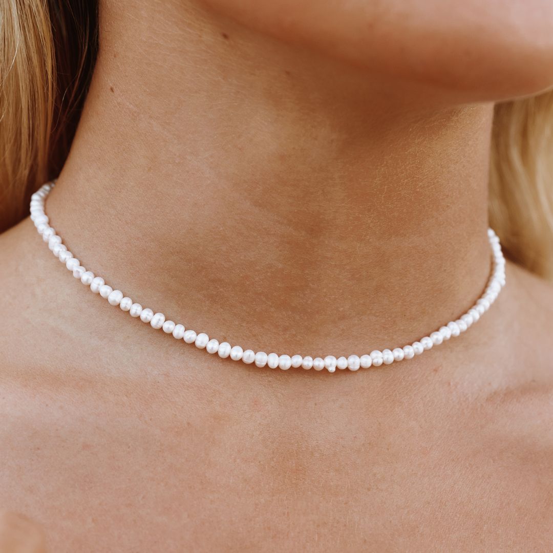 Choker en Mini Perles d'Eau Douce