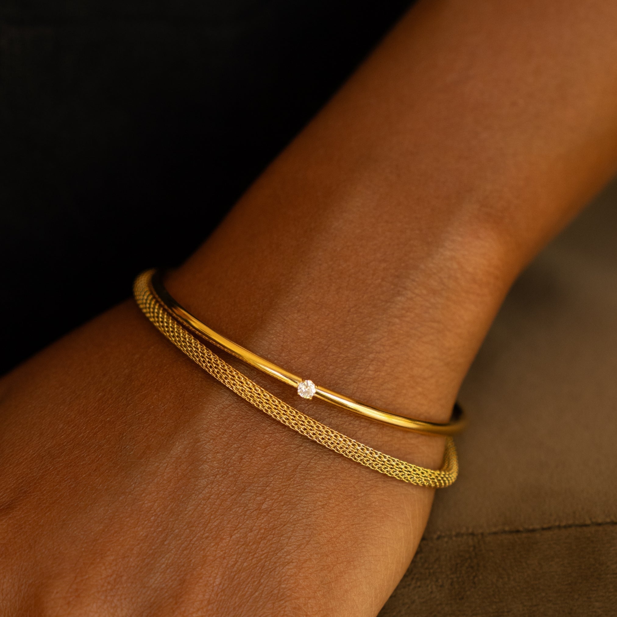 Bracelet solaire fin