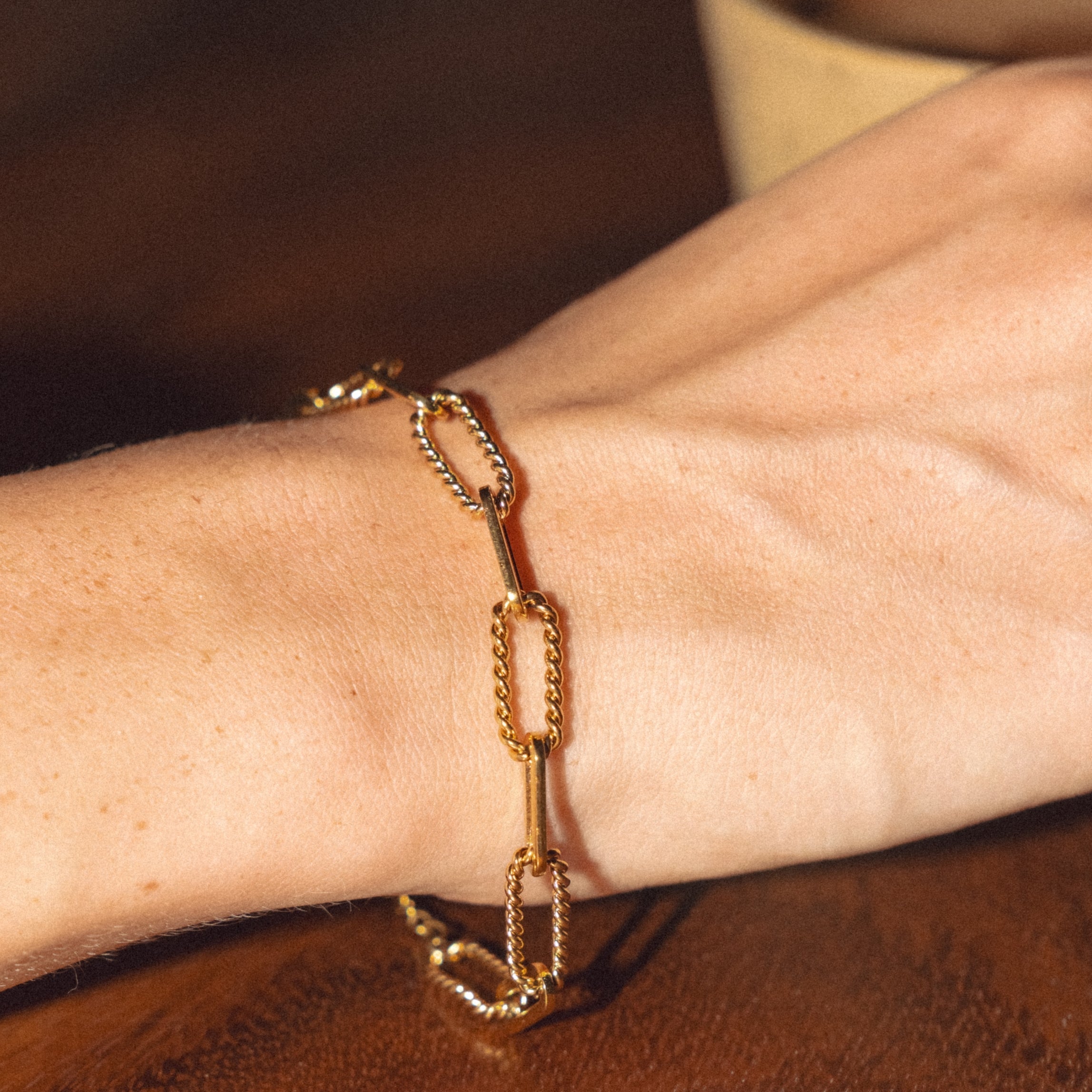 Bracelet Paperclip Audacieux