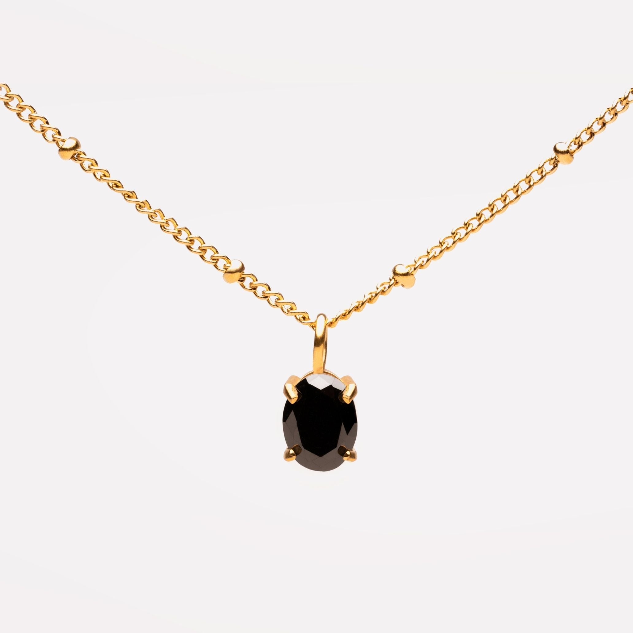 Collier en Obsidienne