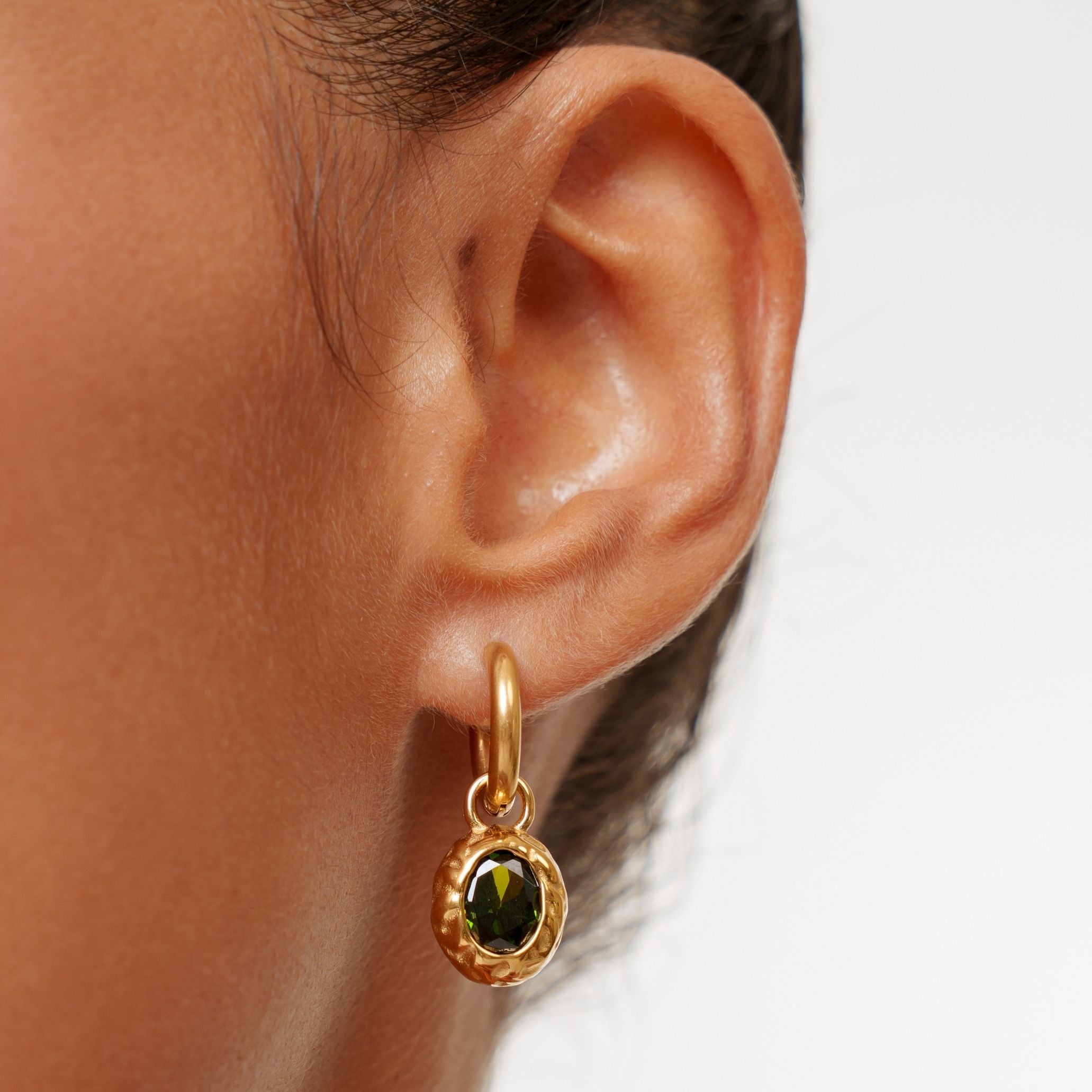 Boucles d'oreilles en olive