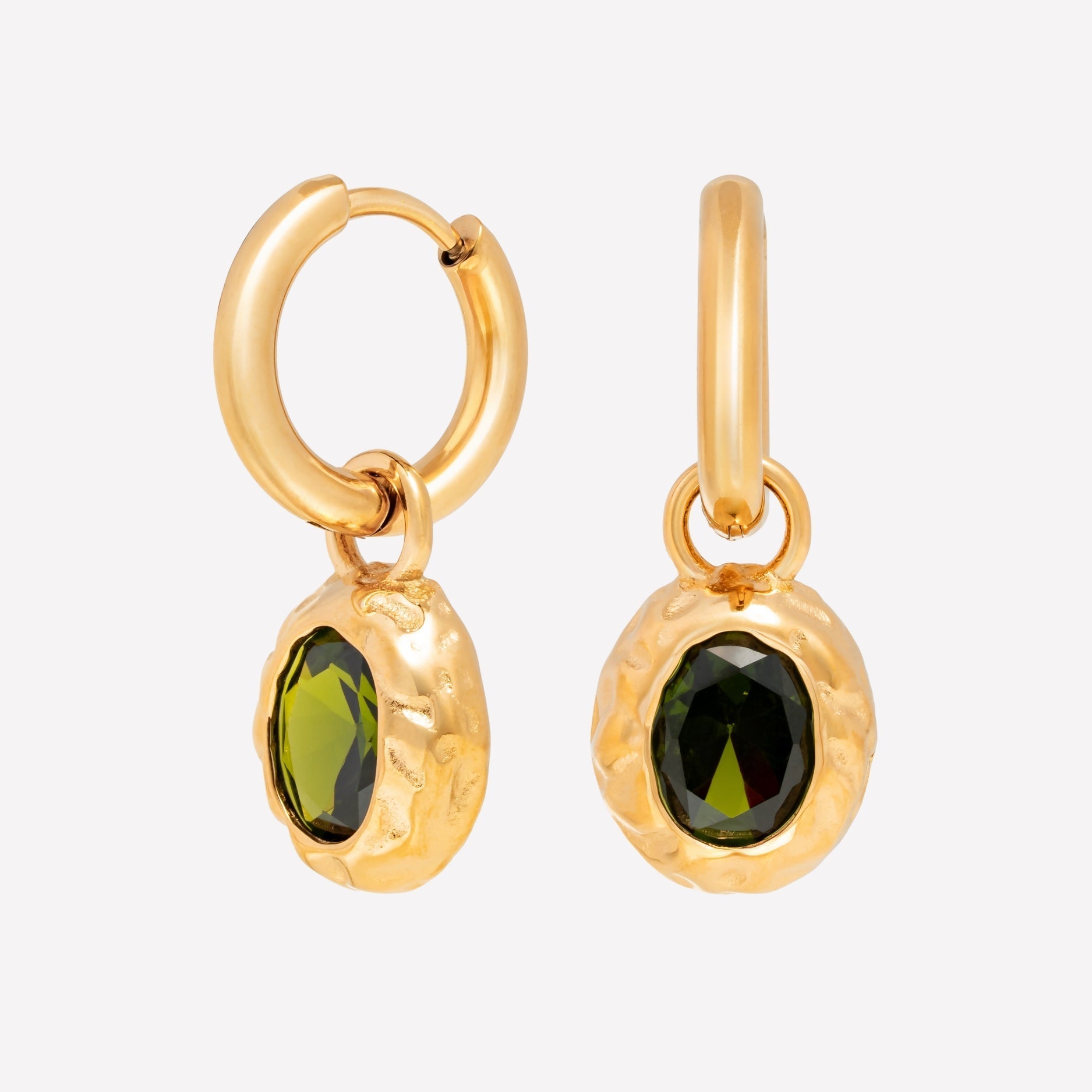 Boucles d'oreilles en olive