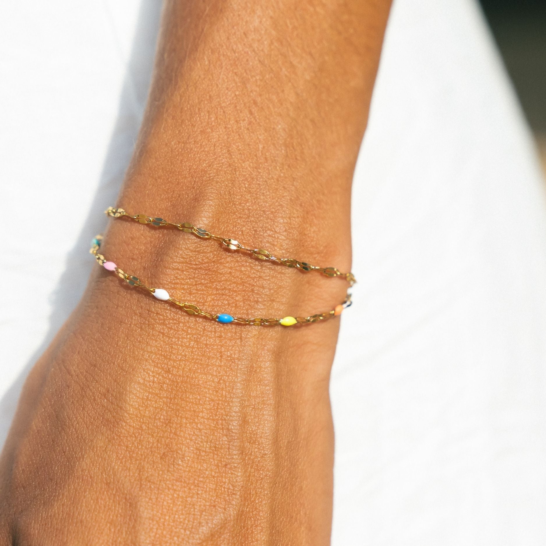 Bracelet Arc-en-ciel Délicat