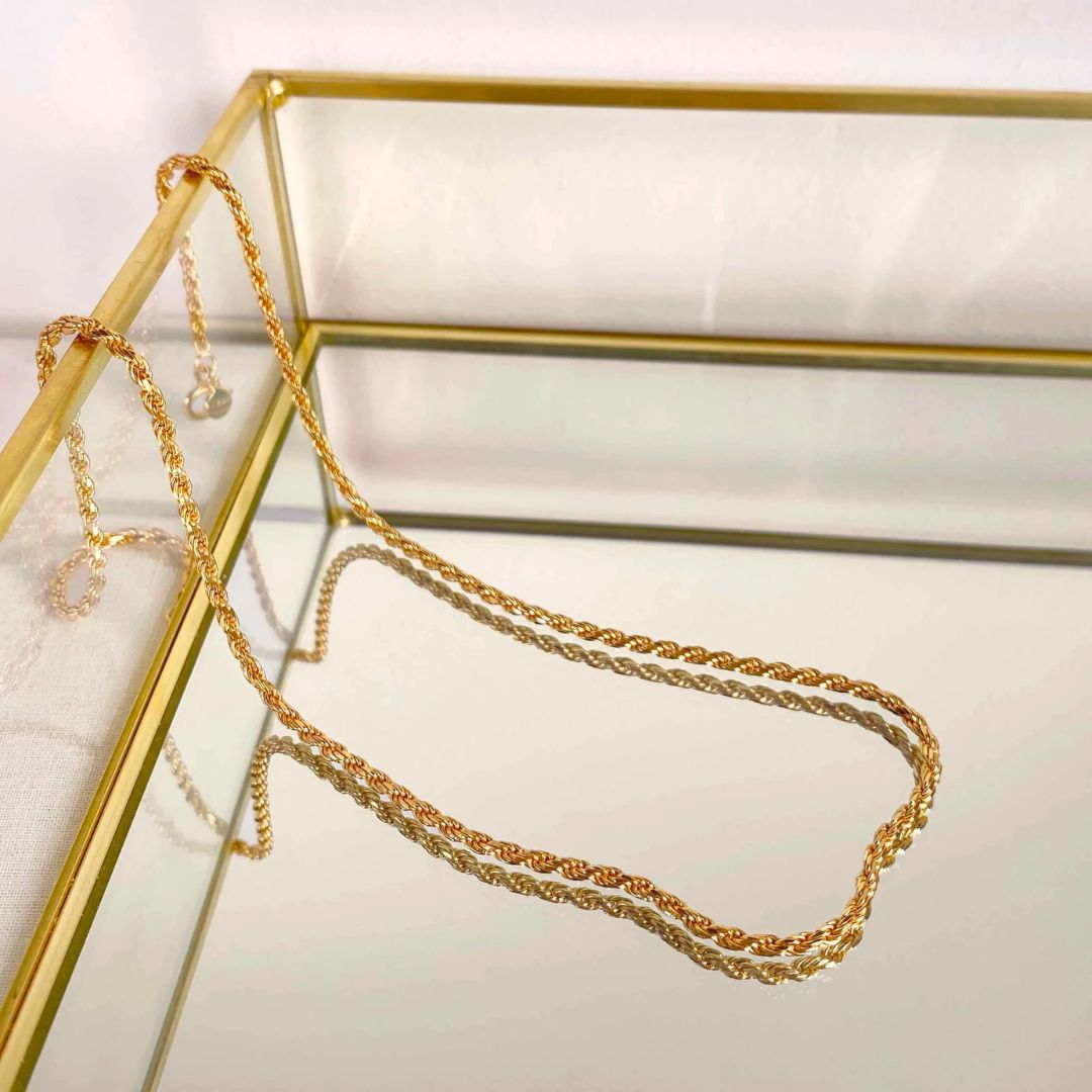 "Calvi" Collier en Chaîne de Corde