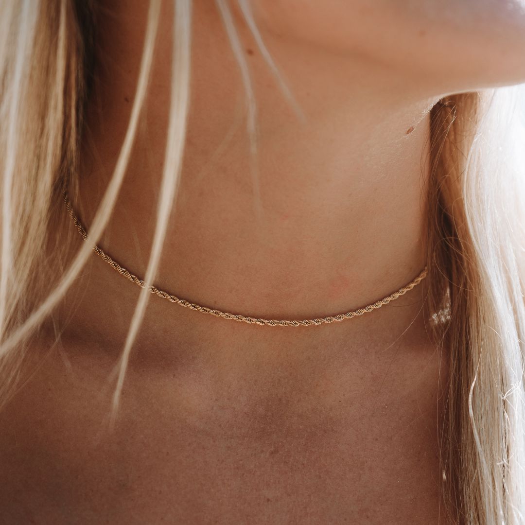 "Calvi" Collier en Chaîne de Corde