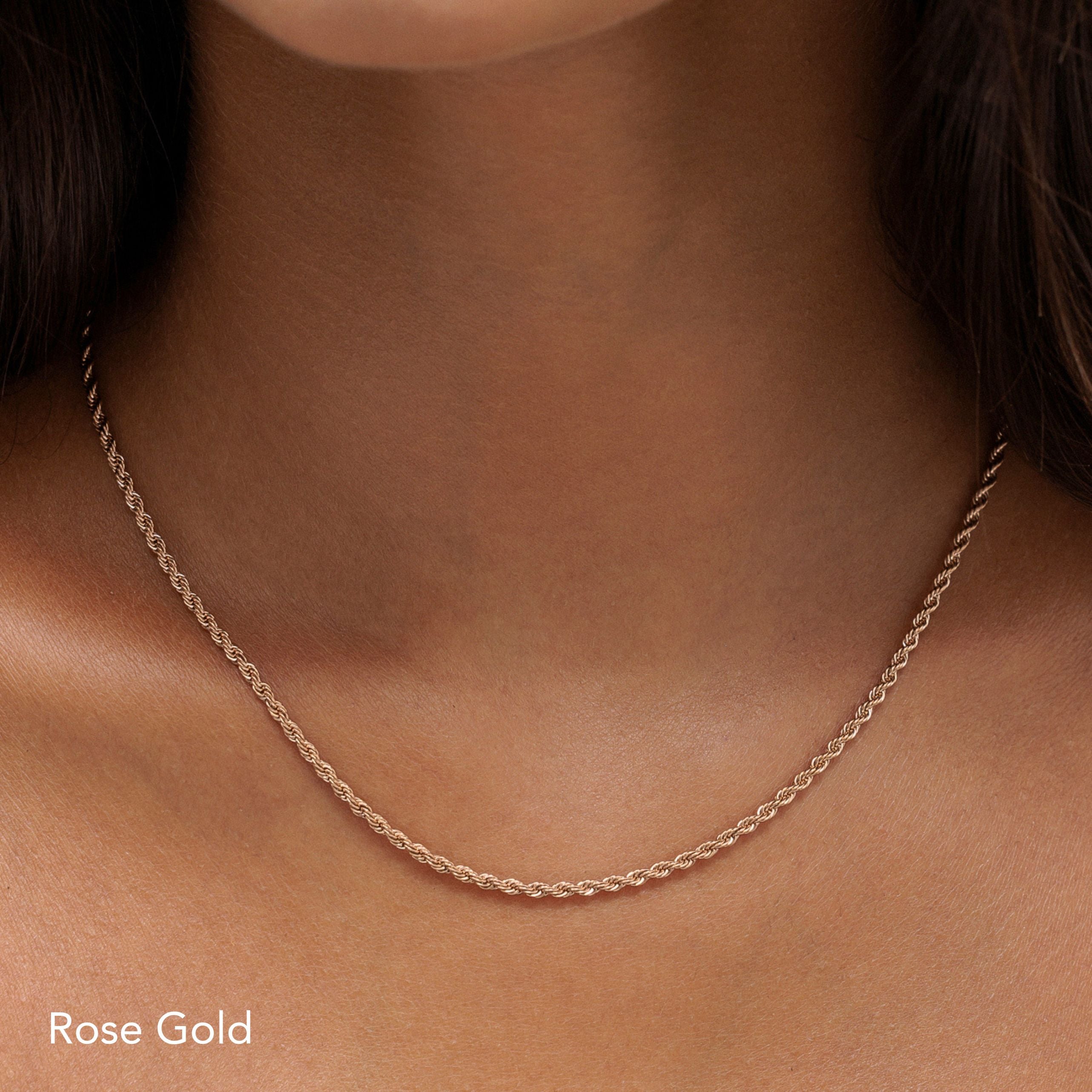 "Calvi" Collier en Chaîne de Corde
