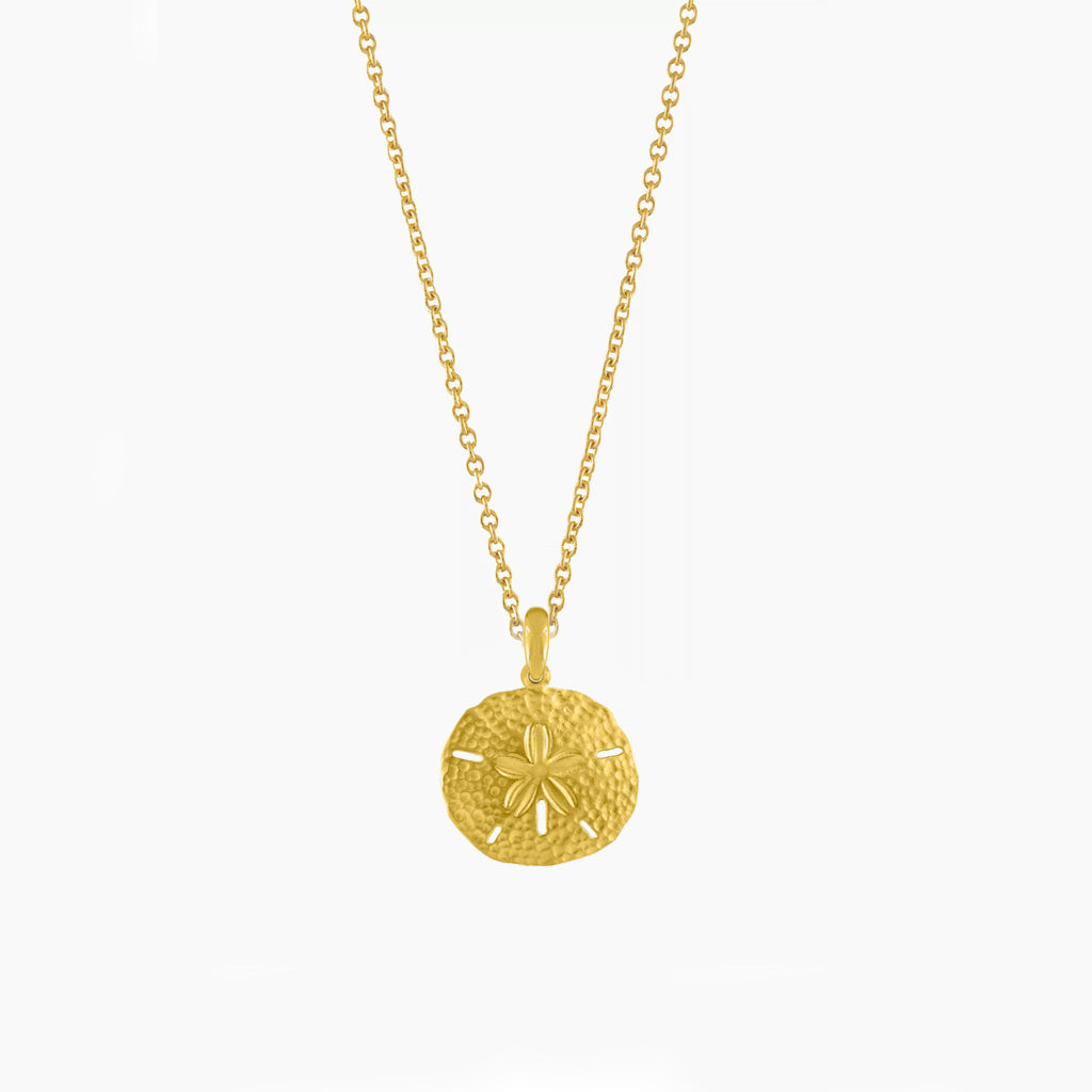 Collier en forme de dollar de sable