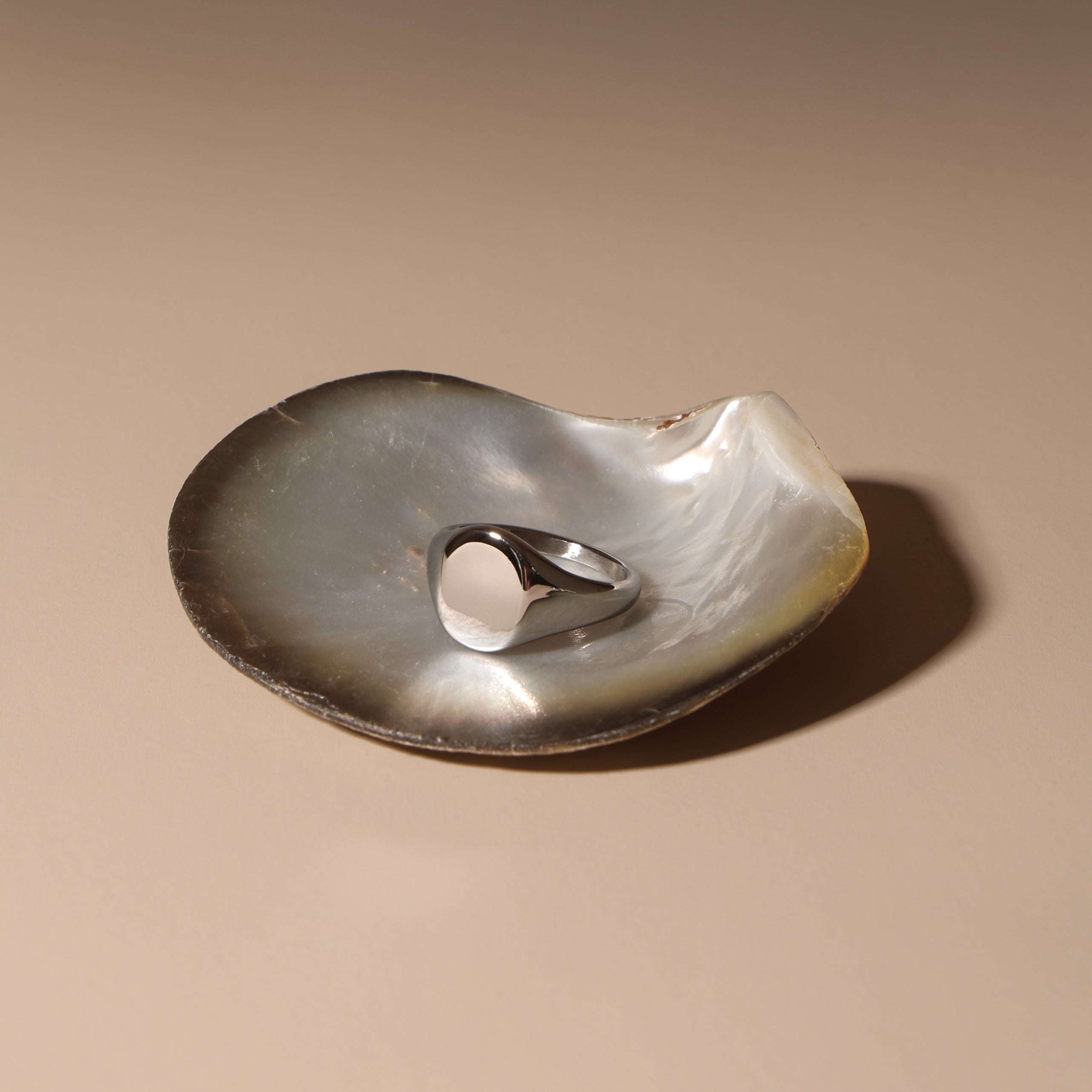 Bague de sceau ovale