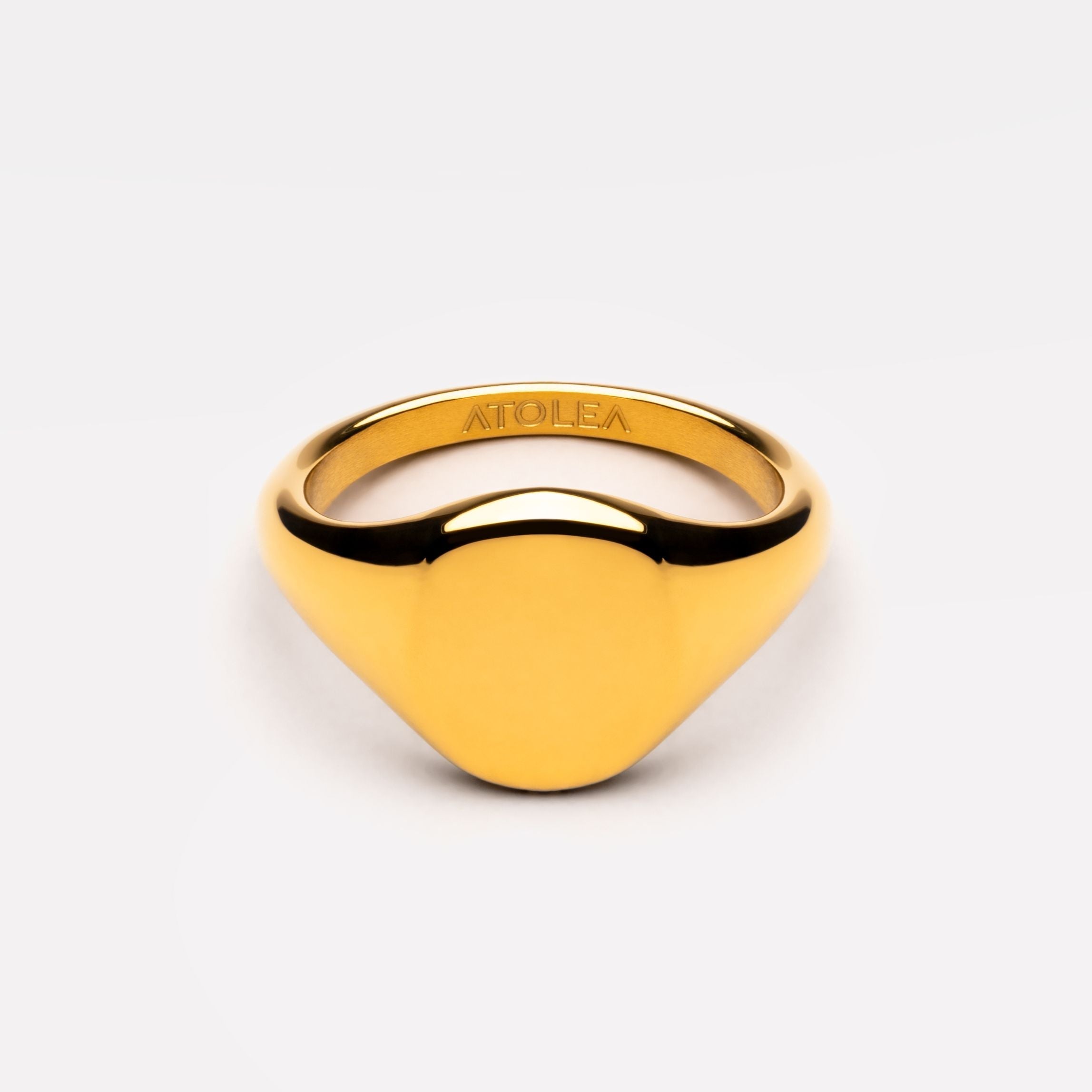 Bague de sceau ovale