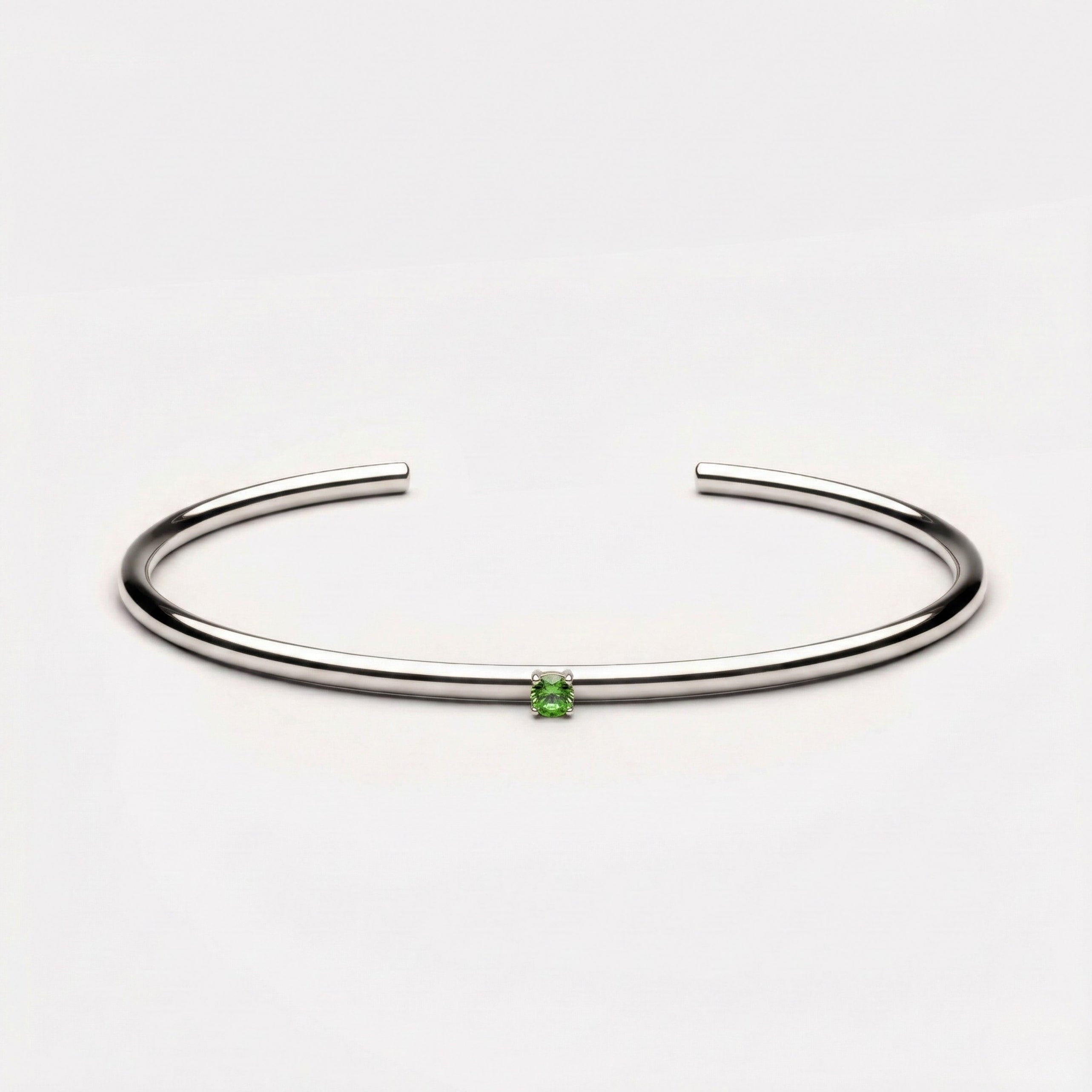 Bracelet en émeraude fin
