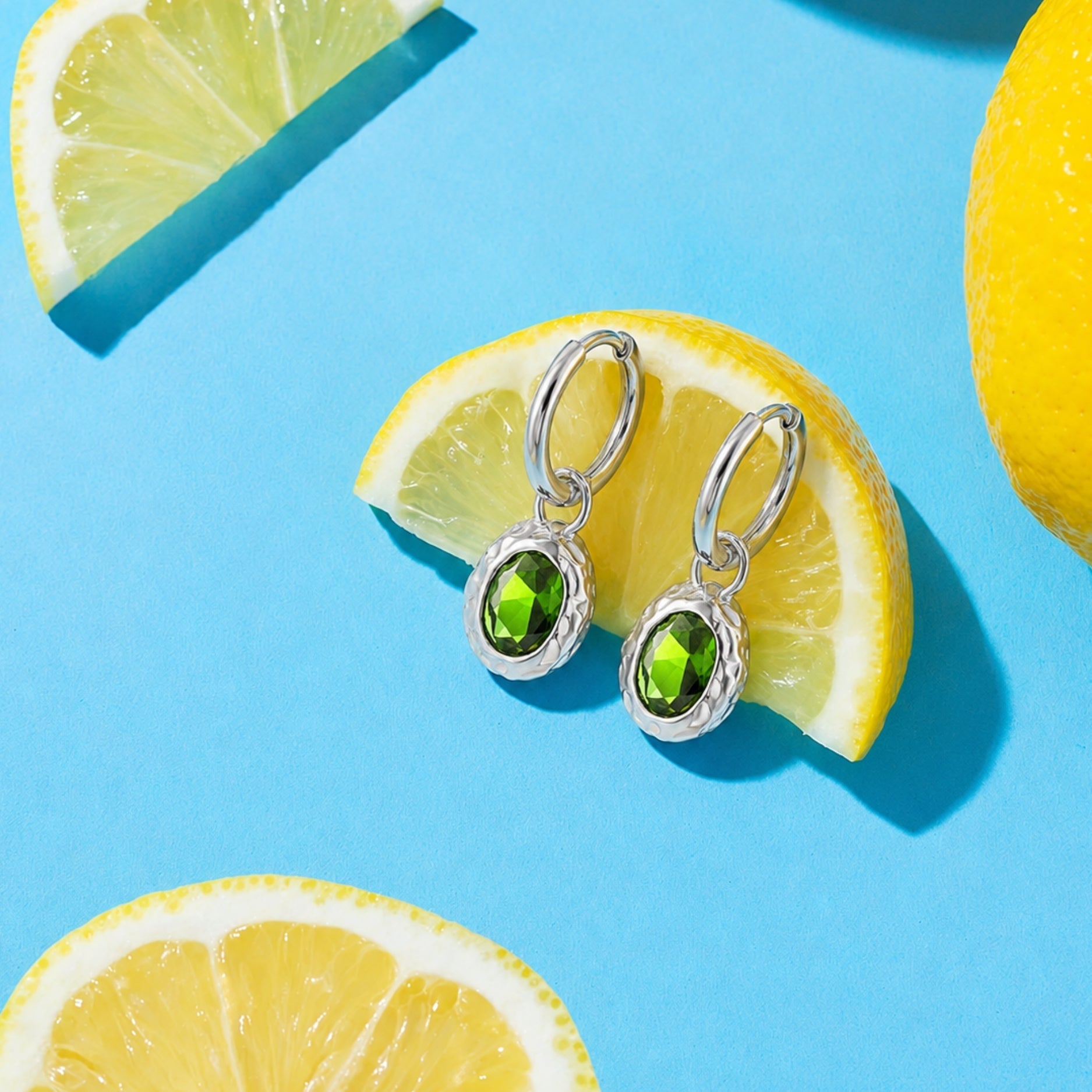 Boucles d'oreilles en olive