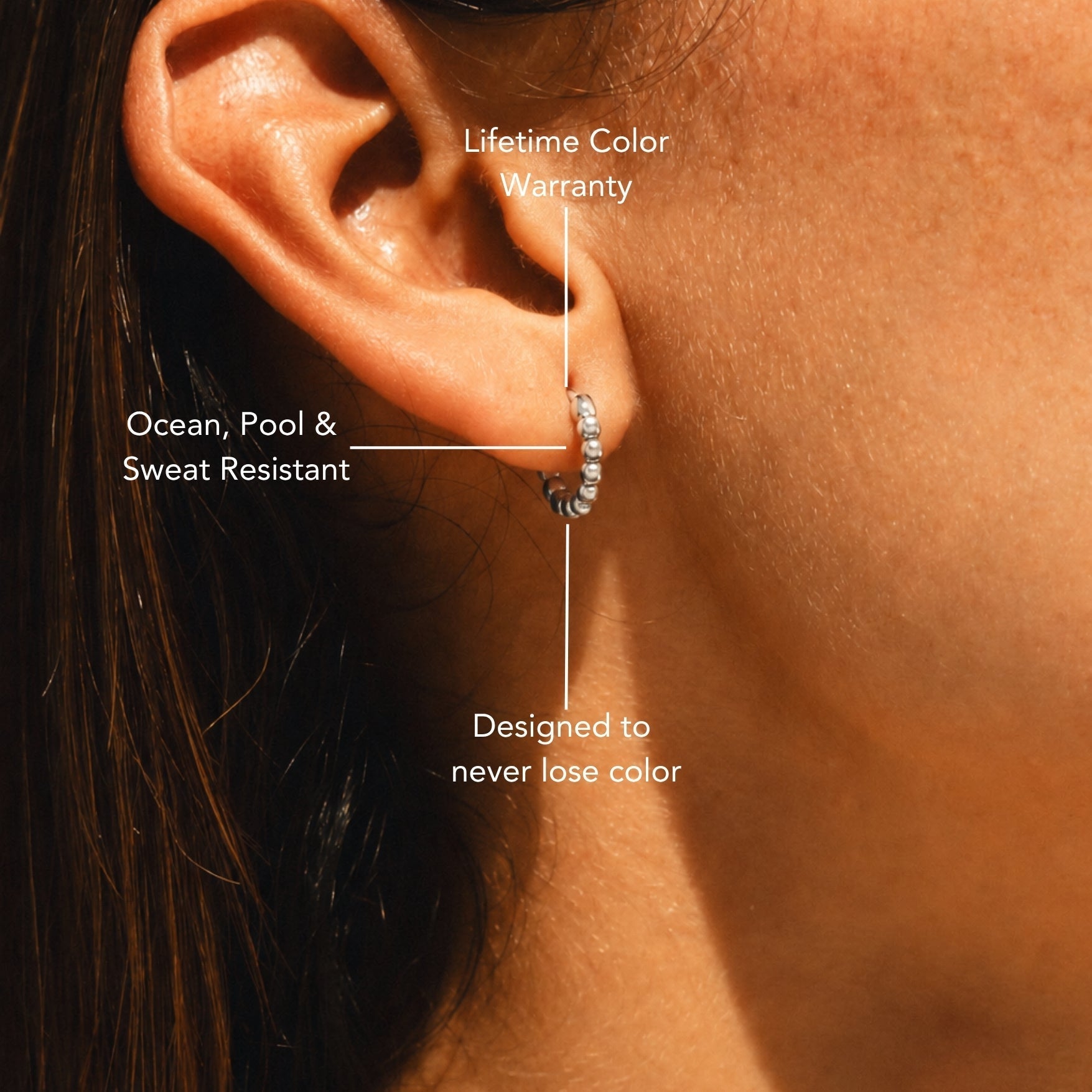 Boucles d'oreilles en perles