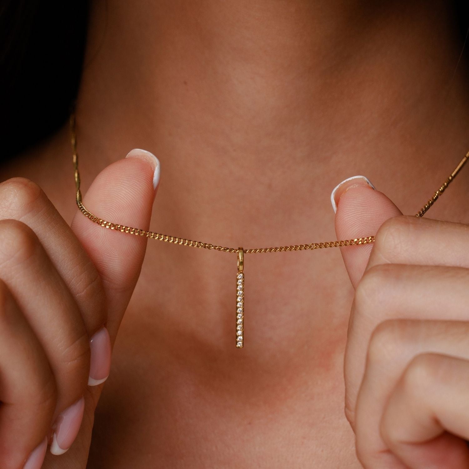 Collier Bar Brillant