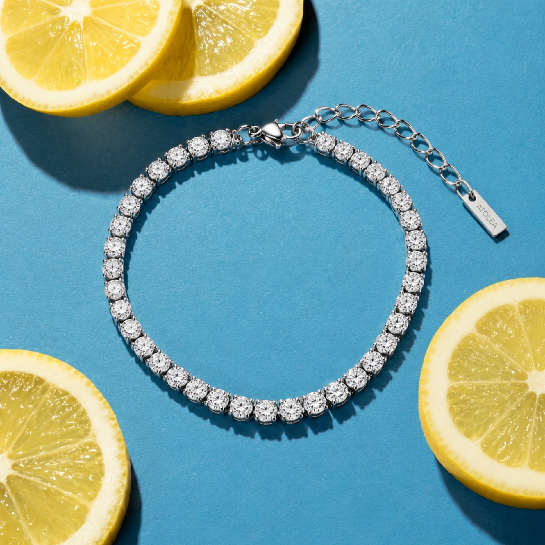 Bracelet de tennis audacieux