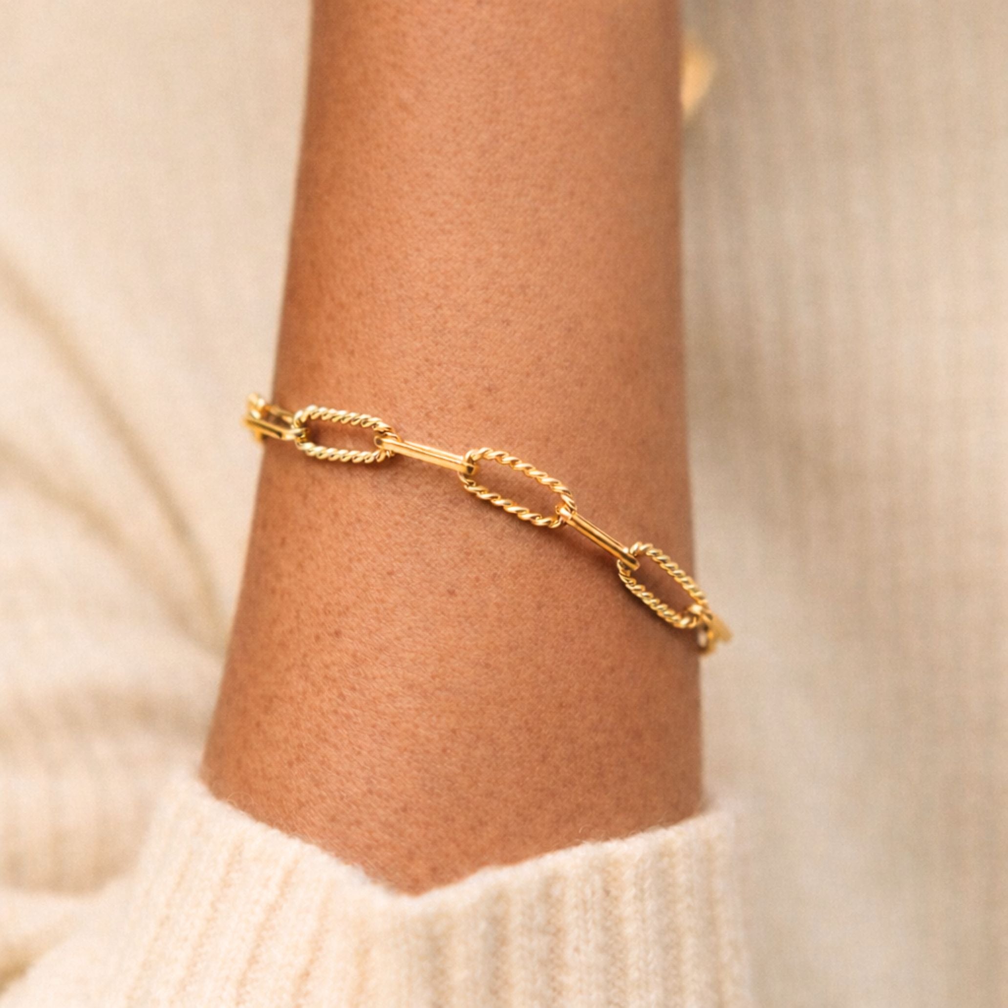 Bracelet Paperclip Audacieux