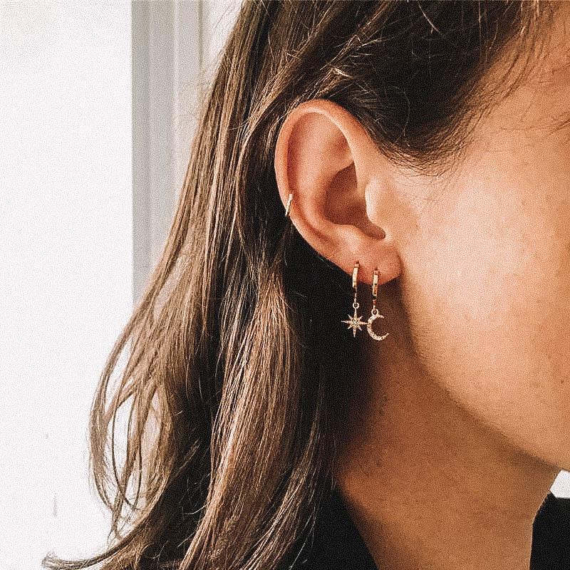 Boucles d'oreilles "Nuit d'été"