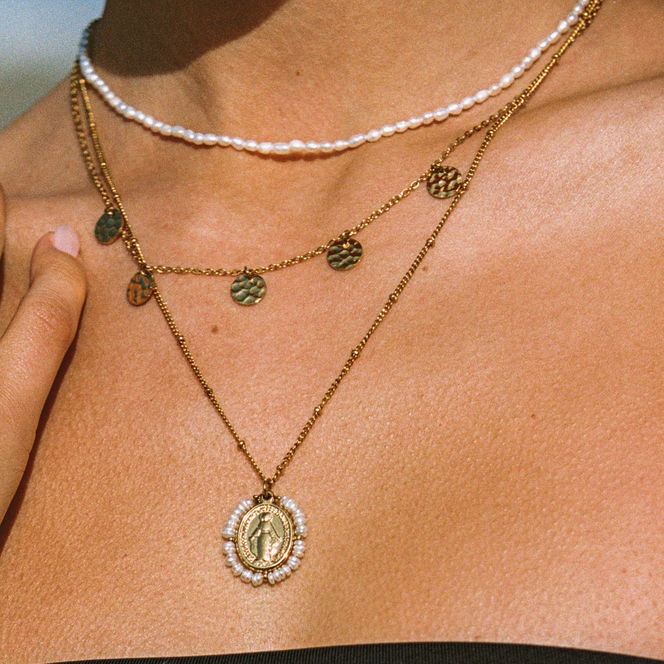 Choker en petites perles