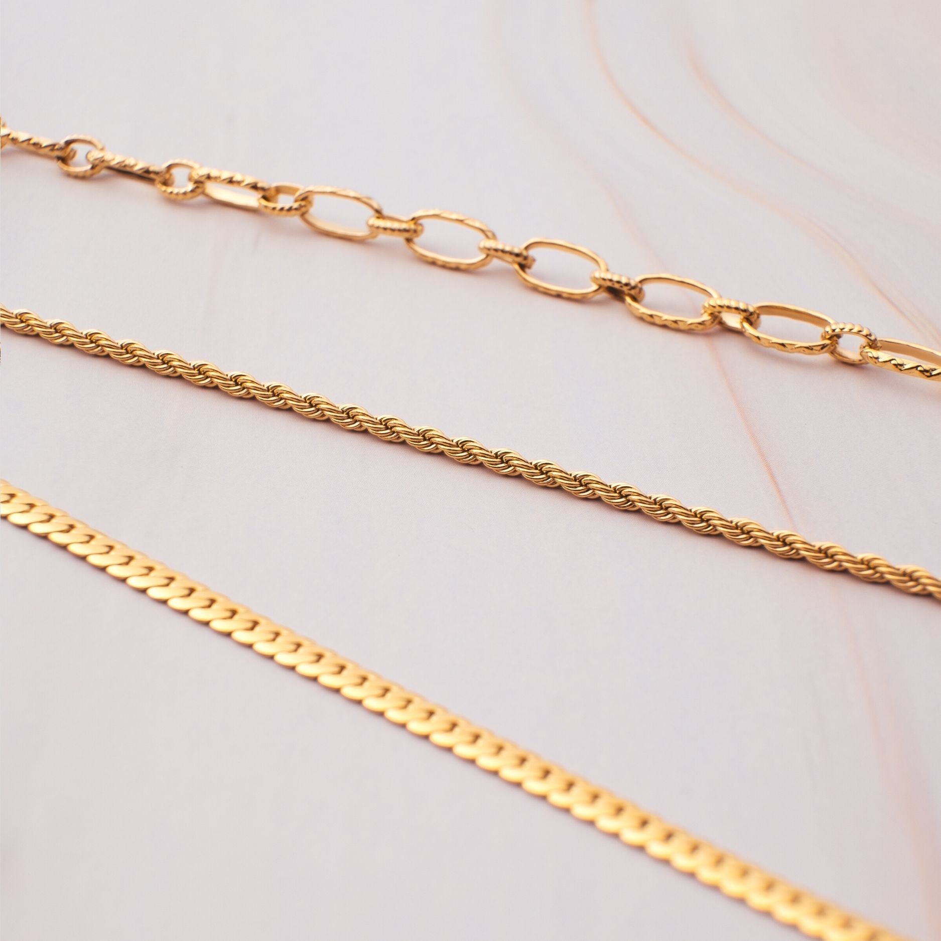 "Calvi" Collier en Chaîne de Corde