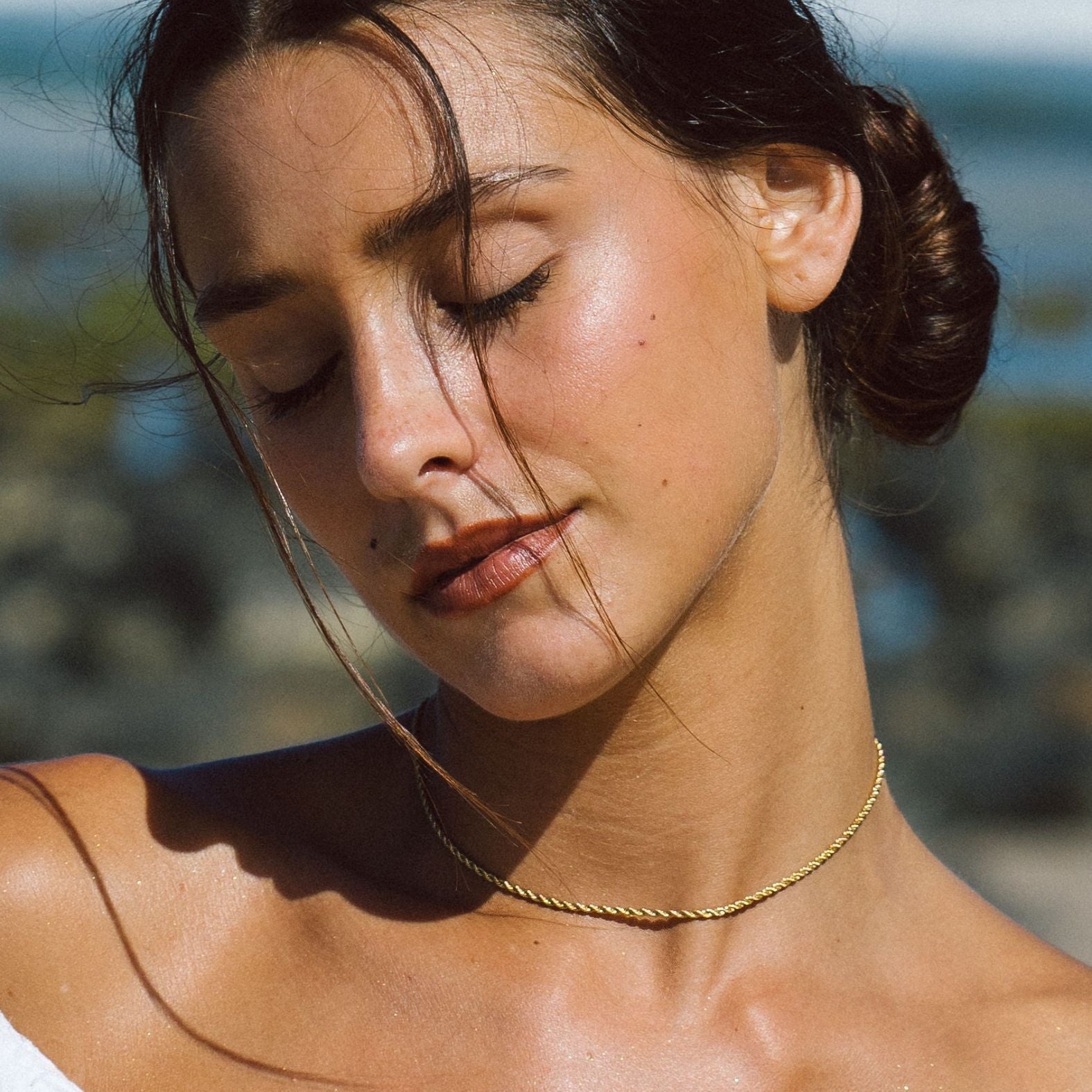 "Calvi" Collier en Chaîne de Corde